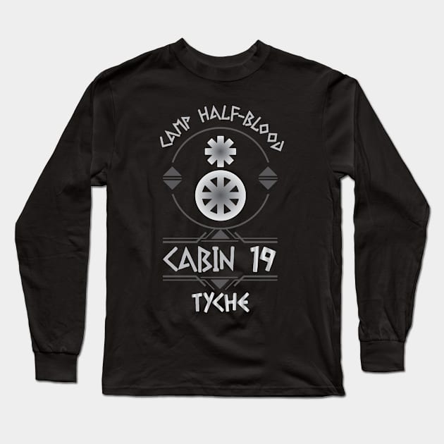 Cabin #19 in Camp Half Blood, Child of Tyche – Percy Jackson inspired design Long Sleeve T-Shirt by NxtArt